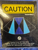 Caution 30" Para Wing