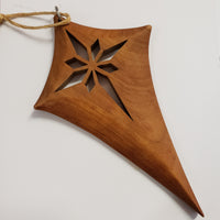 Diamond Kite Wood Ornament