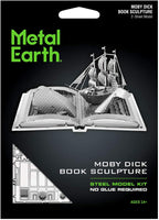 Sculpture de livre Moby Dick 