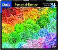 Succulent Rainbow Puzzle